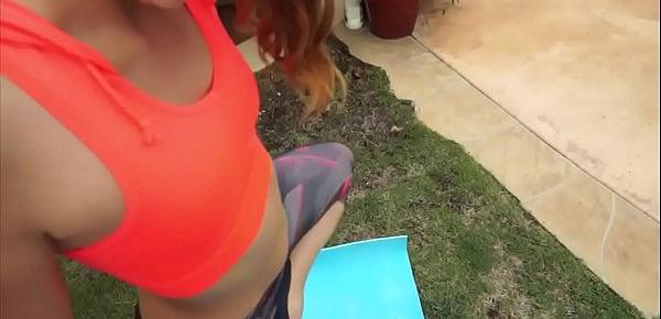  Practicing yoga poses with a stepdaughter can cause fucking